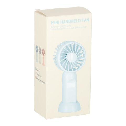 Wiatrak biurkowy wentylator mini ręczny wiatraczek przenośny USB 13,8cm