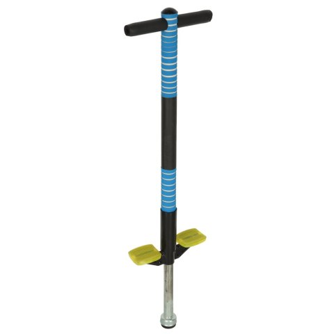 Drążek do skakania pogo z regulacją niebieski