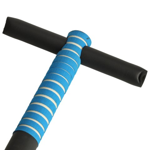 Drążek do skakania pogo z regulacją niebieski