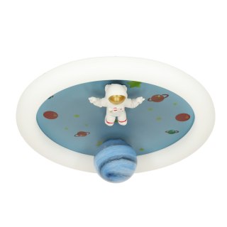 Lampa LED sufitowa plafon do pokoju dziecięcego ściemniana + pilot astronauta
