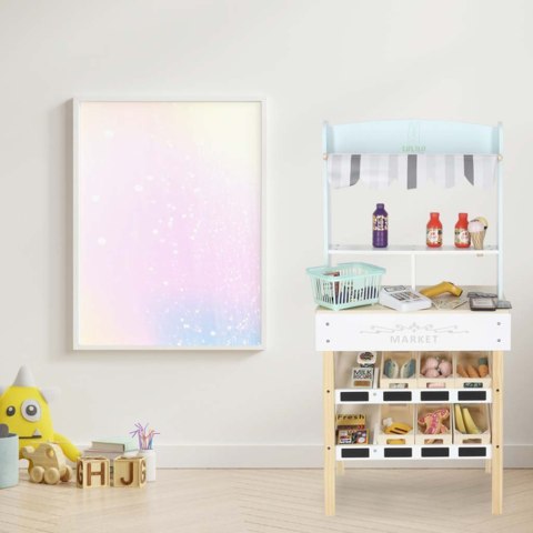 Market drewniany LULILO Melo stragan supermarket z kasą