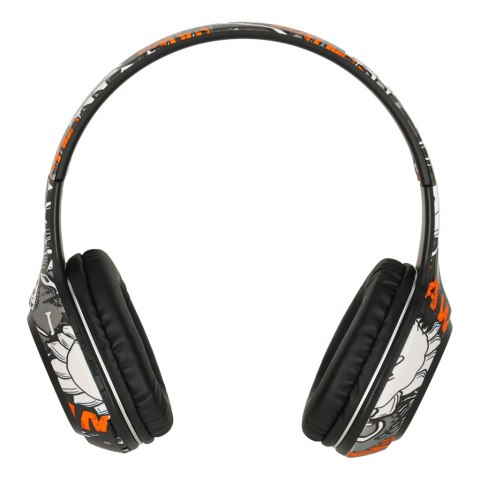 Słuchawki bezprzewodowe nauszne Bluetooth RGB Gaming Sport 200mAh czarne