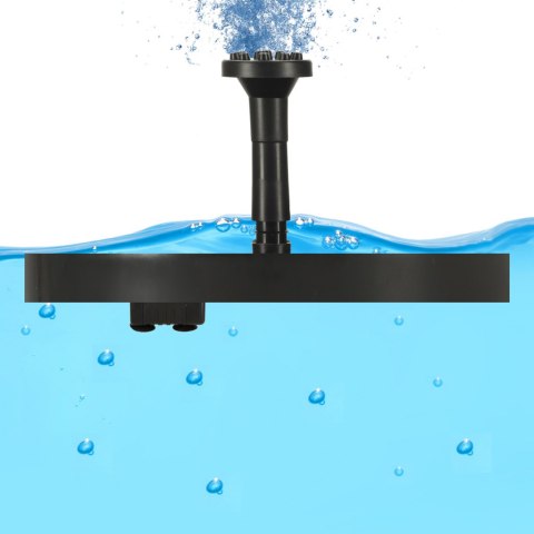 Fontanna solarna LUARO do oczka wodnego stawu do ogrodu pompa pływająca ogrodowa 16cm