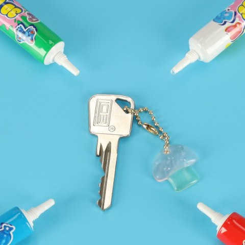 Klej magiczny utwardzany UV do robienia biżuterii 4 szt - zapas