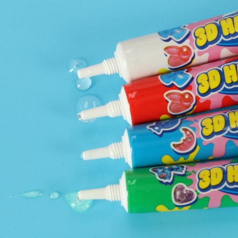 Klej magiczny utwardzany UV do robienia biżuterii 4 szt - zapas