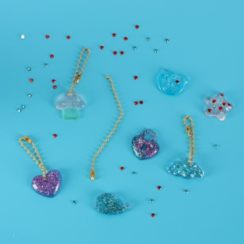 Kreatywny zestaw do robienia biżuterii koralików zawieszek magiczne pudełko UV