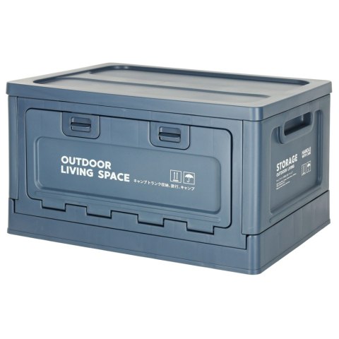 Organizer do bagażnika samochodowy pudełko skrzynka składana 25l granatowa