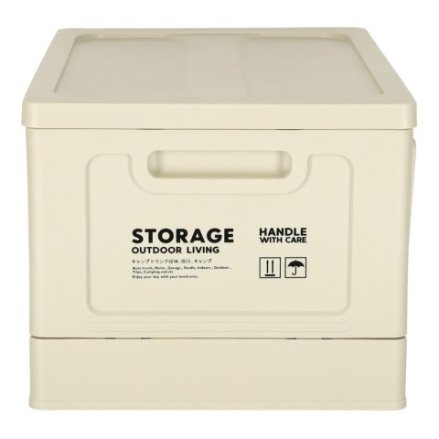 Organizer do bagażnika samochodowy pudełko skrzynka składana 25l szara