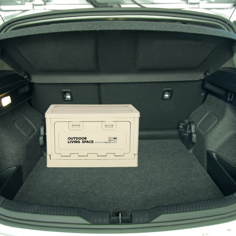 Organizer do bagażnika samochodowy pudełko skrzynka składana 25l szara