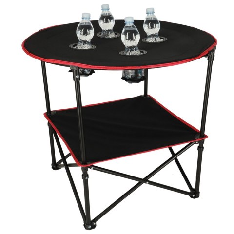 Stolik stół turystyczny składany przenośny kempingowy z pokrowcem 72 cm x 72 cm