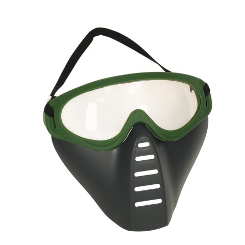 Zestaw wojskowy strój kamizelka karabin lornetka