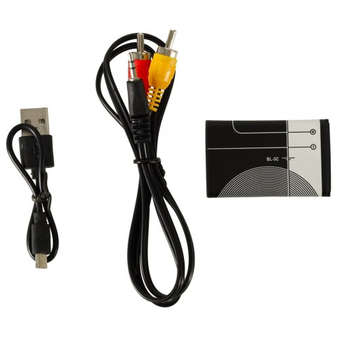 Konsola przenośna do gier mini elektroniczna retro 500 gier niebieska