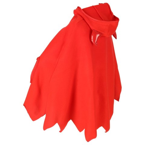 Kostium strój karnawałowy przebranie czerwona peleryna r. S 100-110