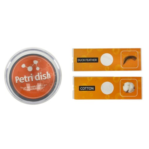 Mikroskop kieszonkowy szkolny edukacyjny naukowy mini LED akcesoria