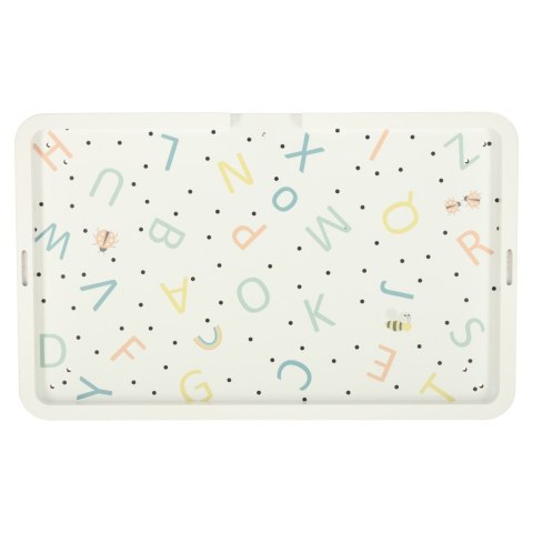 Tablica manipulacyjna LULILO LUDO stolik drewniany sensoryczny 2w1 miętowy