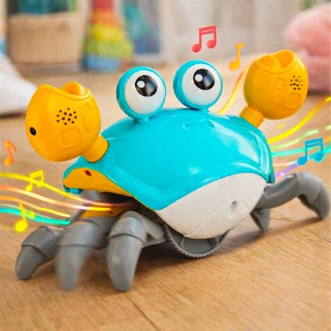 Krab uciekający pełzający czujnik interaktywna akumulator USB zielony