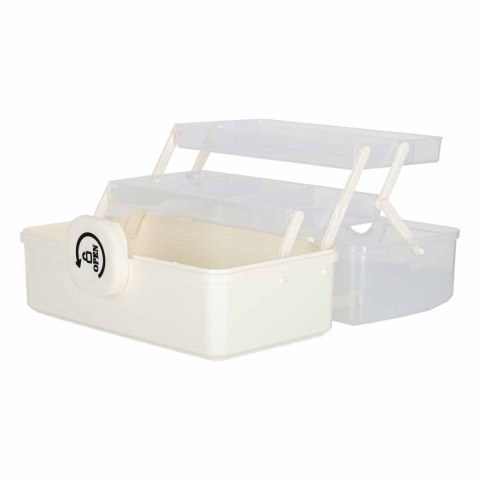 Organizer na leki pojemnik pudełko kasetka apteczka duży XL na zamek skrzynka 29x19x15,5 cm