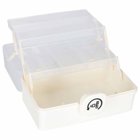 Organizer na leki pojemnik pudełko kasetka apteczka duży XL na zamek skrzynka 29x19x15,5 cm