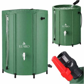 Pojemnik LUARO zbiornik na deszczówkę z kranem beczka na wodę deszczową składana 500 litrów