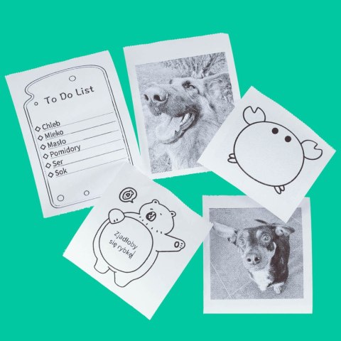 Rolki termiczne papier do drukarki aparatu natychmiastowego 5,7cm x 4,5m 5 sztuk